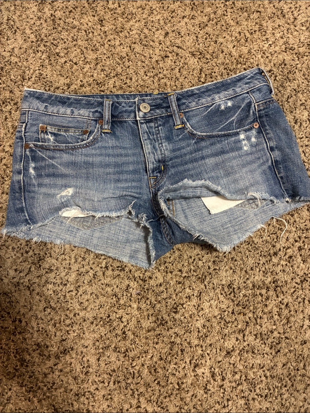 American Eagle cutoff denim shorts